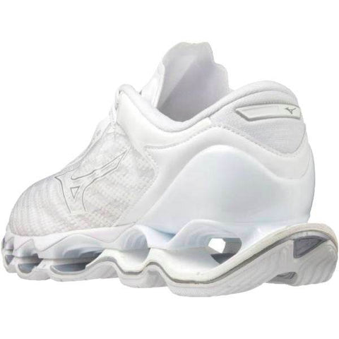 נעלי מיזונו פרופסי 12 Mizuno WAVE PROPHECY 12 WHITE/SILVER J1GC238332 - RunOFF עכשיו במבצע ב