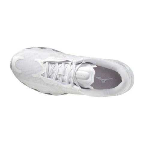 נעלי מיזונו פרופסי 12 Mizuno WAVE PROPHECY 12 WHITE/SILVER J1GC238332 - RunOFF עכשיו במבצע ב