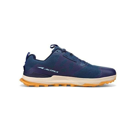 נעל ריצת טרייל לגברים של Altra Lone Peak 7 AL0A7R6H445 בכחול וכתום.