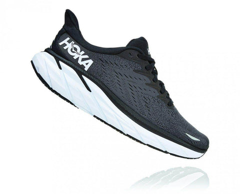 נעלי הוקה קליפטון 8 רחבות לנשים Hoka 1121375/BWHT CLIFTON 8 Women WIDE (D) - RunOFF עכשיו במבצע ב