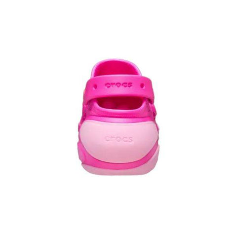 כפכפי פלטפורמה קלוג באבל קראש קרוקס ורודות Crocs 210061-6TW Bubble Crush Clog - RunOFF עכשיו במבצע ב