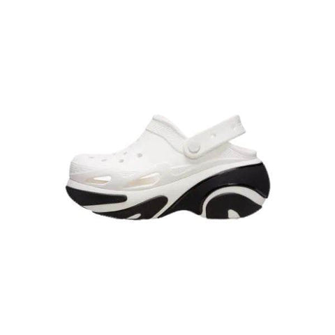 כפכפי פלטפורמה קלוג באבל קראש קרוקס לבנות Crocs 210061-100 Bubble Crush Clog white - RunOFF עכשיו במבצע ב