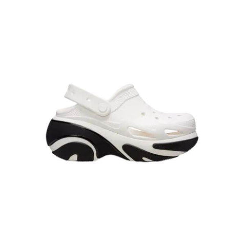 כפכפי פלטפורמה קלוג באבל קראש קרוקס לבנות Crocs 210061-100 Bubble Crush Clog white - RunOFF עכשיו במבצע ב