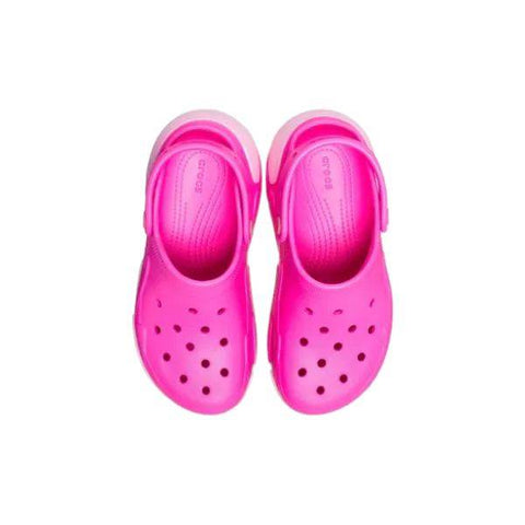 כפכפי פלטפורמה קלוג באבל קראש קרוקס ורודות Crocs 210061-6TW Bubble Crush Clog - RunOFF עכשיו במבצע ב