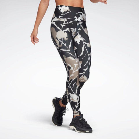 טייטס ריבוק ארוך לנשים Reebok H65568 MYT AOP Poly Tight - RunOFF עכשיו במבצע ב