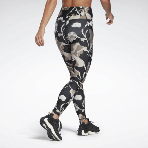 טייטס ריבוק ארוך לנשים Reebok H65568 MYT AOP Poly Tight - RunOFF עכשיו במבצע ב