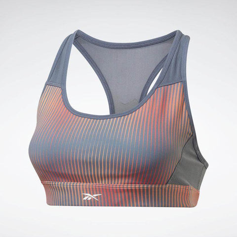 טופ ריבוק לנשים Reebok SH Hero Racer Bra AOP FT0743 smoky indigo - RunOFF עכשיו במבצע ב
