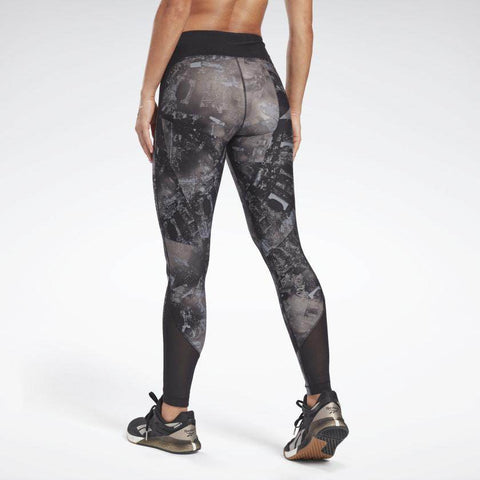 טייטס ריבוק ארוך לנשים Reebok TS LUX PERFORM TIGHT-AOP GI6530 - RunOFF עכשיו במבצע ב