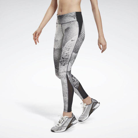 טייטס ריבוק לנשים Reebok TS Lux Perform Tight-AOP GS6487 - RunOFF עכשיו במבצע ב
