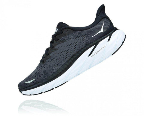 נעלי הוקה קליפטון 8 רחבות לנשים Hoka 1121375/BWHT CLIFTON 8 Women WIDE (D) - RunOFF עכשיו במבצע ב