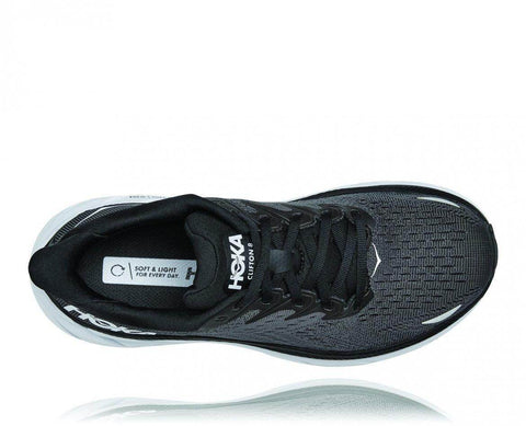 נעלי הוקה קליפטון 8 רחבות לנשים Hoka 1121375/BWHT CLIFTON 8 Women WIDE (D) - RunOFF עכשיו במבצע ב